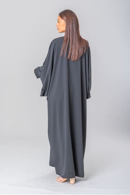 Robe à manches-capes et détail oversize - Prêt-à-porter de luxe, Femme  1ABQRD
