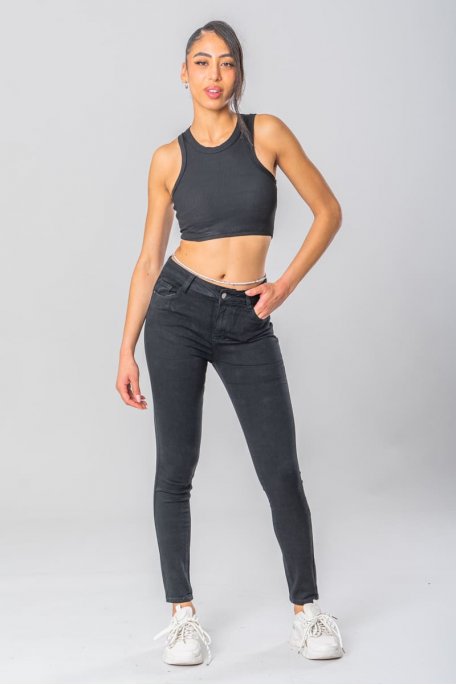 copy of Basic-Jeans mit Push-up-Effekt schwarz