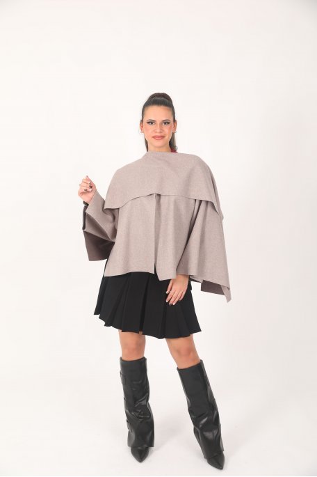 Poncho Taupe