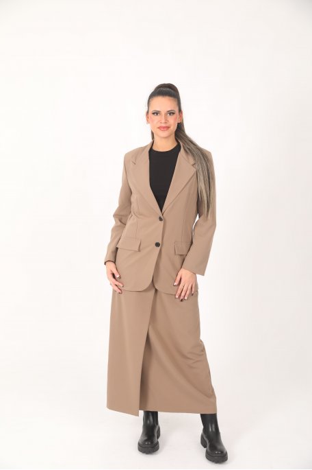 Ensemble Jupe Taupe