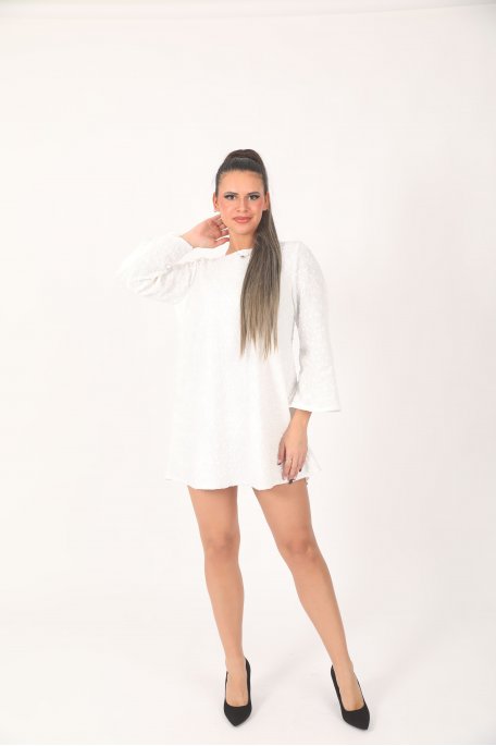 Robe Paillette Blanche