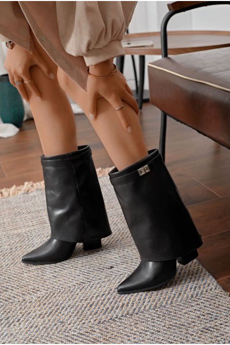 Boots femme cuir pas cher on sale