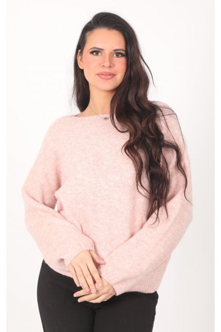 Pink Round Neck Sweater