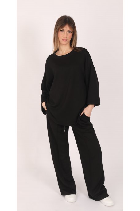 Ensemble jogging noir