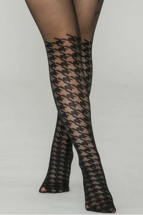 Women's tights - Patterned, polka-dot, checkered, shiny - Opaque tights -  Cinelle Paris