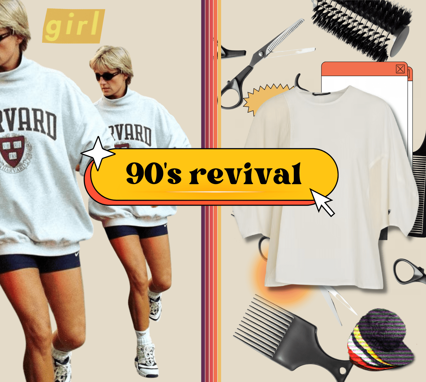 10 tendances mode des années 90 que l'on adopte maintenant 